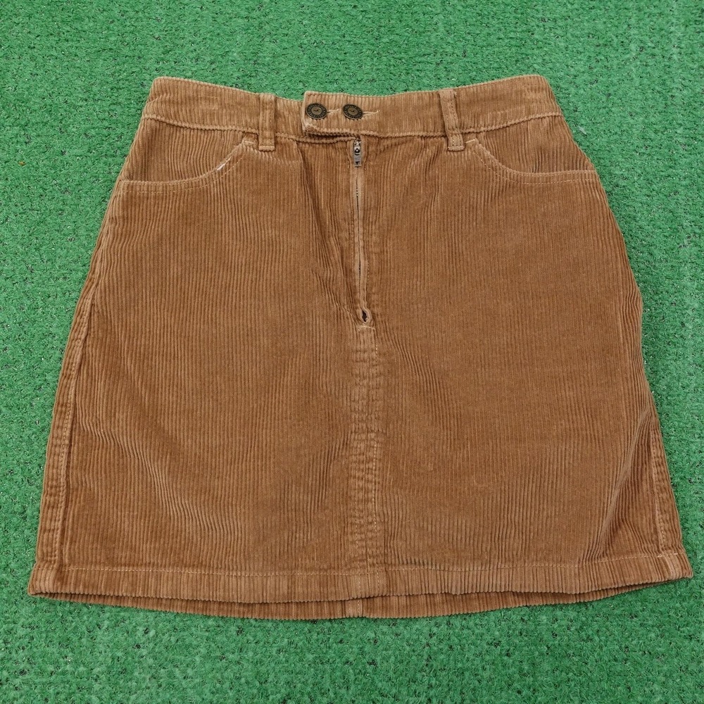 Hollister Skirt Teens Womens 3 Brown Corduroy Ultra High-Rise‎ Short Pockets
